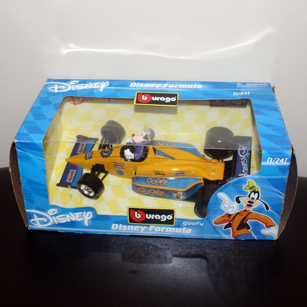 3/$88❤️Bburago Disney Formula Die-Cast Race Car Goofy Geared For Speed Italy